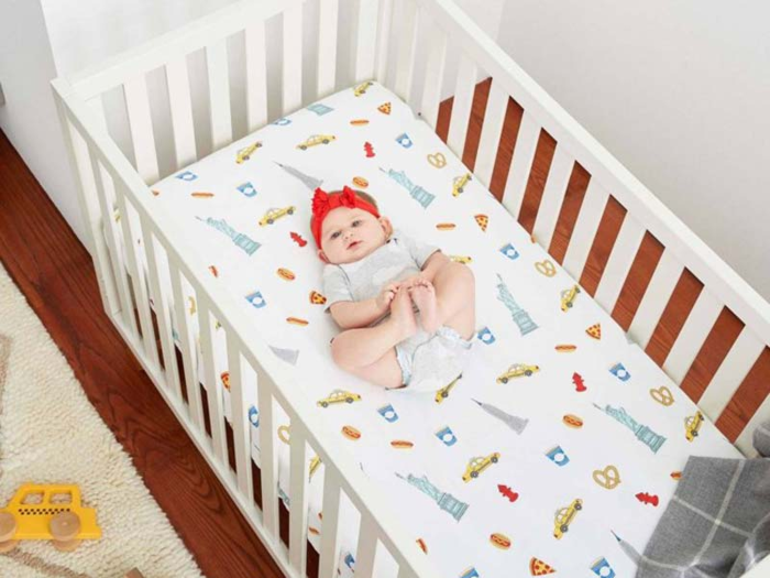 Crib sheets in cute prints from a beloved startup