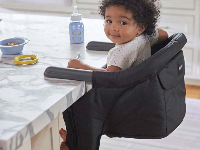 A convenient baby high chair for home or restaurants