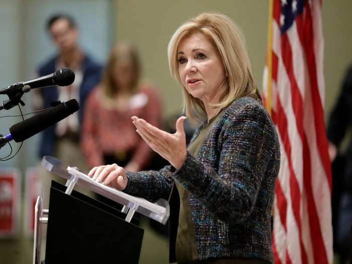 Sen. Marsha Blackburn of Tennessee, a prominent Trump ally, is the other new Republican woman on the Committee.