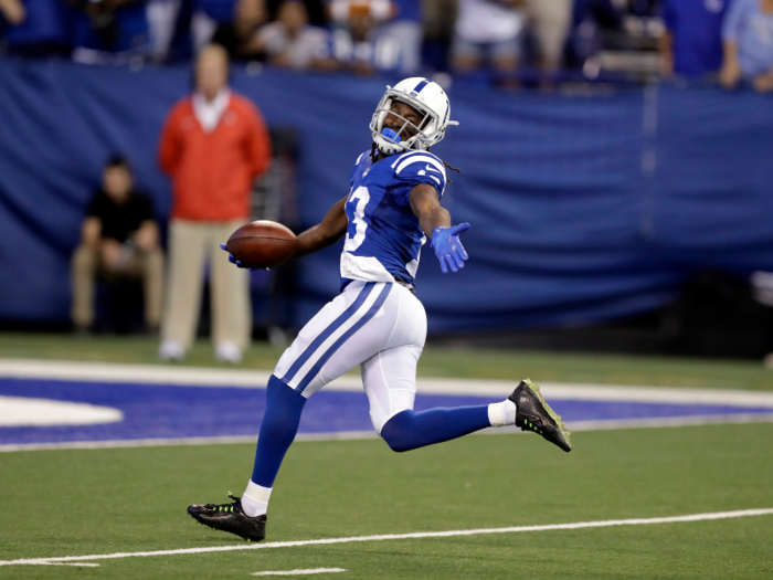 T.Y. Hilton longest reception Over 32.5 yards