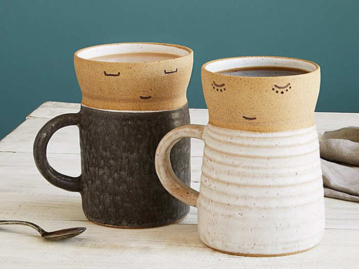 A set of playful mugs that add some charm to their cabinets