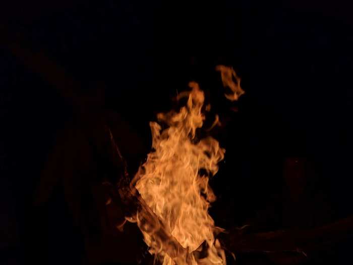 After dinner, the Mouhou family started up a big bonfire in the center of the camp for everyone sit around. Aziz told the group, myself, an American couple, and a Danish-Afghani couple that the fire is how he and other Berbers "travel." "Most of us will never leave Morocco, but every night around the fire we travel with other travelers — to America, to China, to Denmark," he said. He encouraged us to ask questions and share our stories with them.