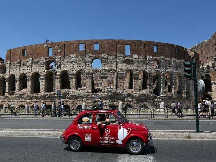 Rome could help preserve its monuments by banning diesel cars.