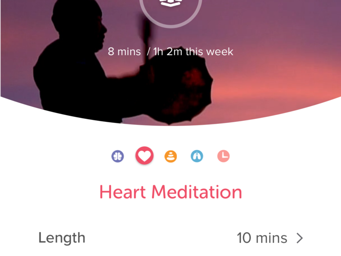 I also really liked the heart meditation.