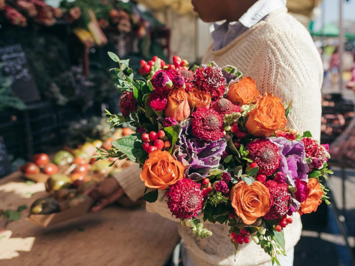 A beautiful bouquet of flowers