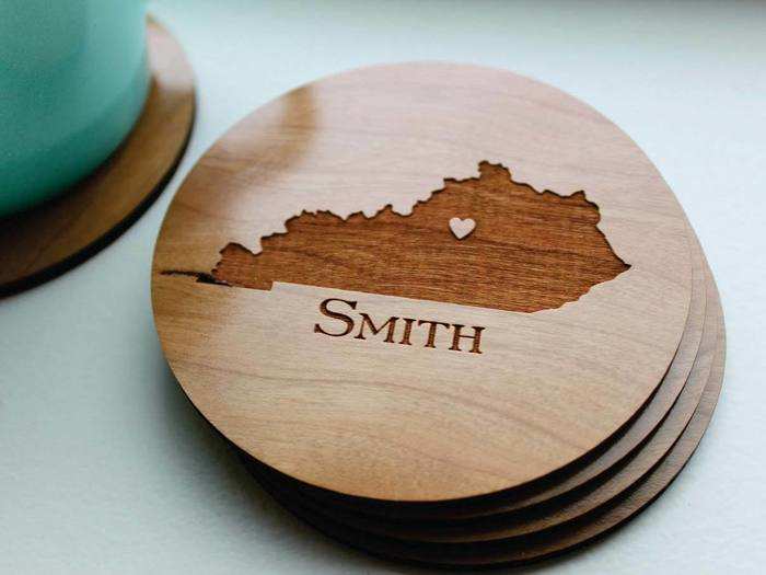 Thoughtful coasters of a place close to their heart