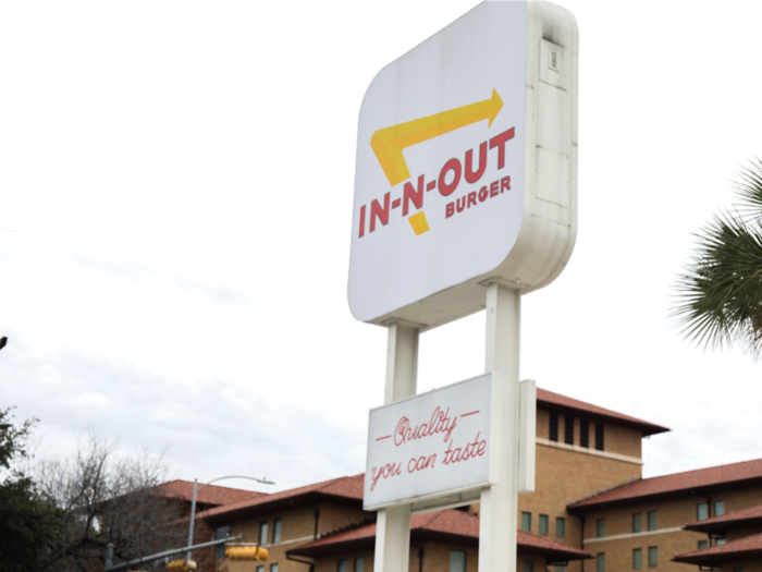 ... the California-based In-N-Out. It