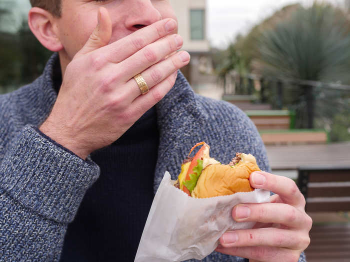 ... but it packed a mean punch. The patty was juicy, the sauce was delectable, the veggies were fresh, and the bun was perfectly buttery.