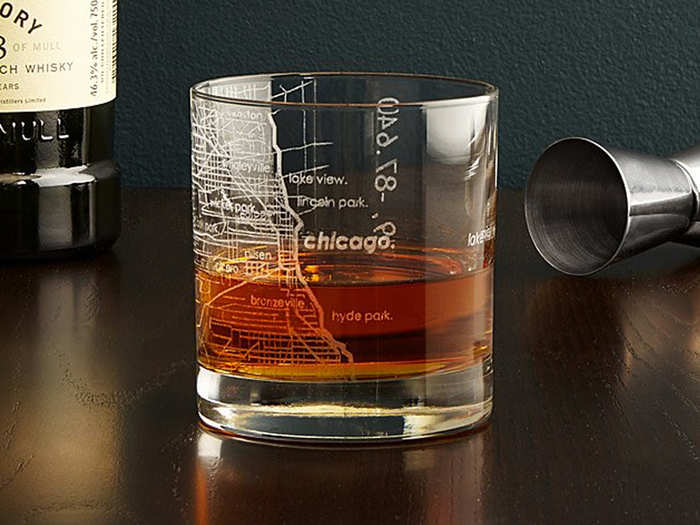 A glass that pays homage to their old haunts in their favorite city