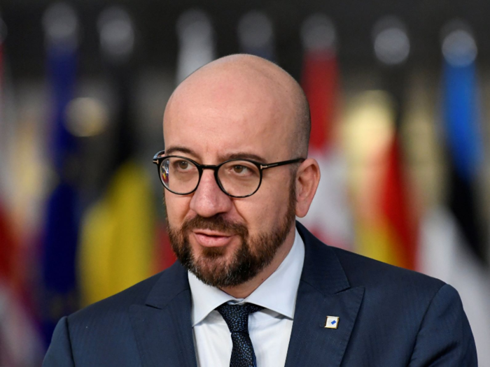 Belgium Prime Minister Charles Michel.