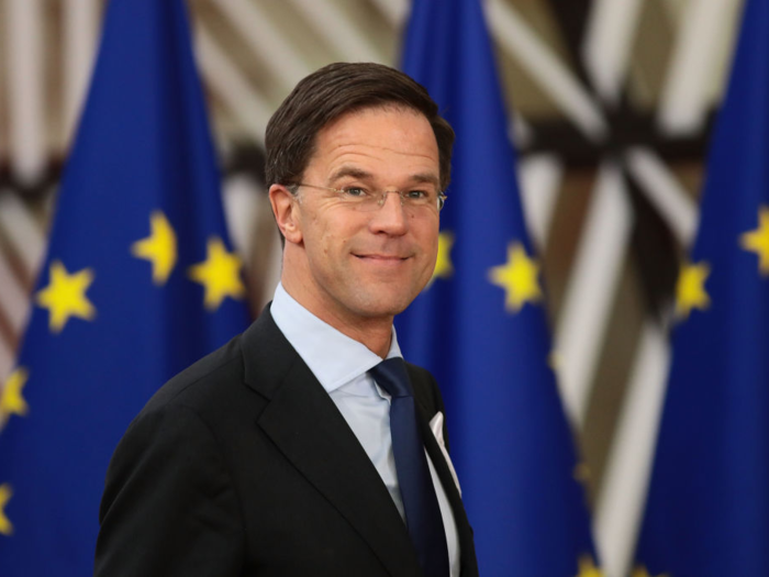 Mark Rutte, prime minister of the Netherlands.