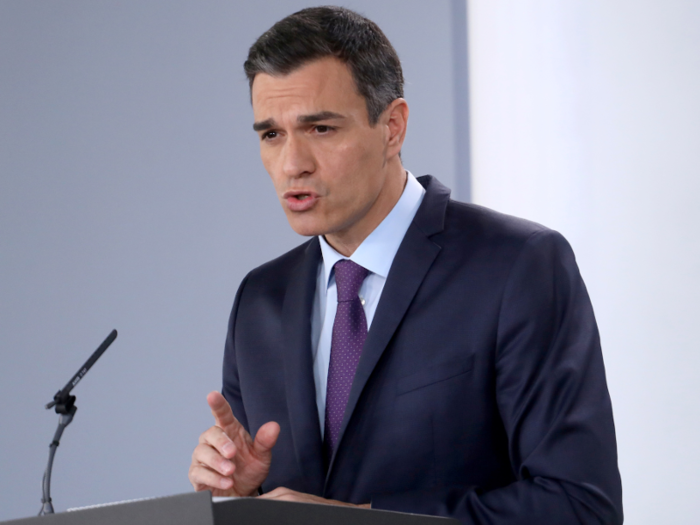 Pedro Sanchez, prime minister of Spain.