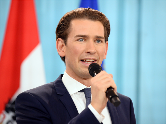 Sebastian Kurz, the chancellor of Austria.