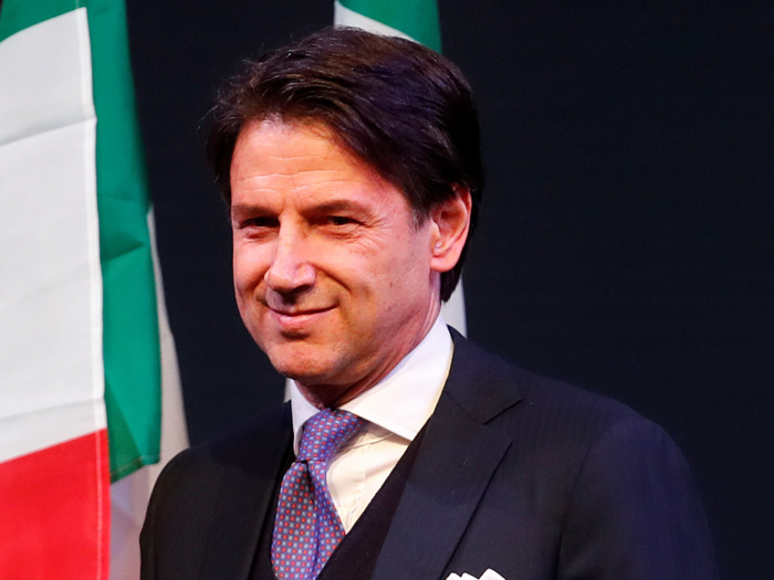 Italian Prime Minister Giuseppe Conte.