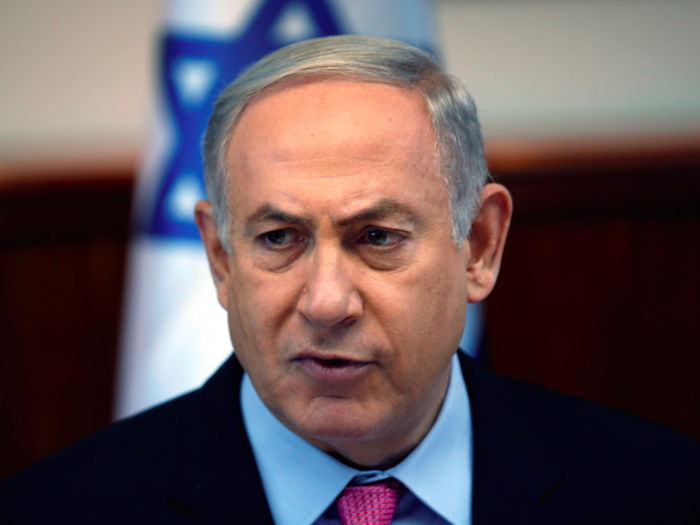 Israeli Prime Minister Benjamin Netanyahu.