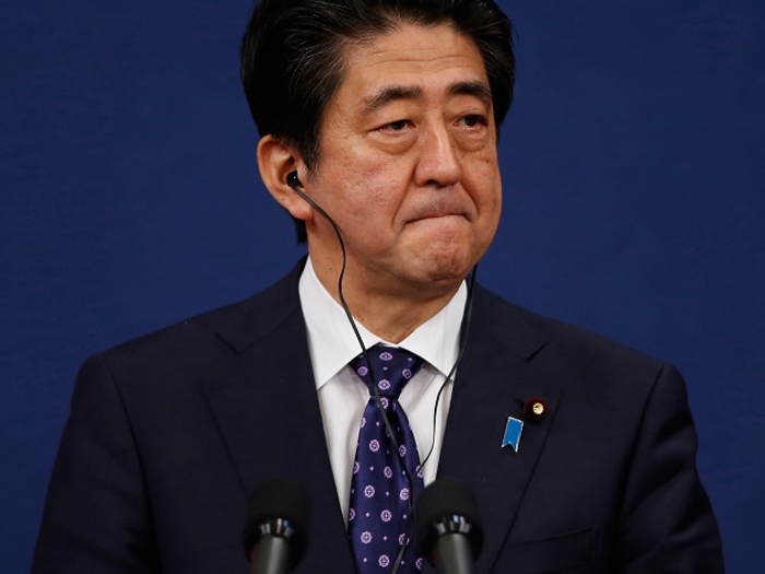 Japanese Prime Minister Shinzo Abe.