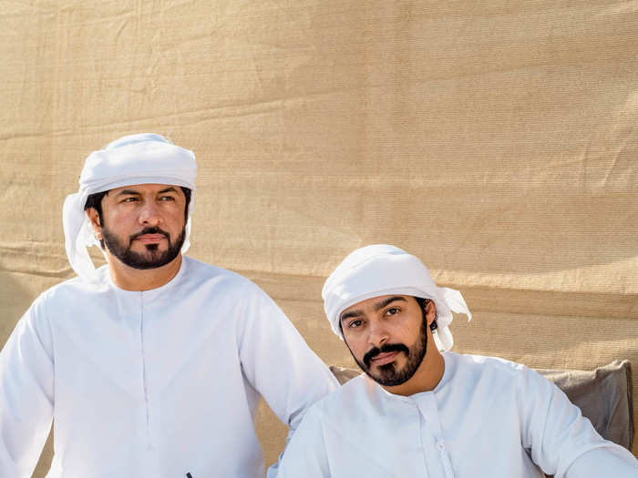 For most Emirati falconers, falconry is a family hobby. Al-Hamli and the other trainers waxed poetic about spending long evenings in the desert during the cooler winter months, sitting around a bonfire with friends or family, trading stories, and training their falcons.