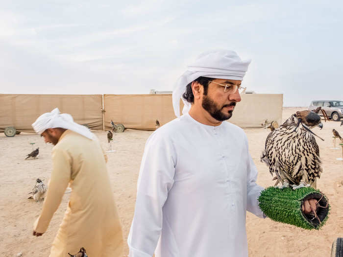 Racing and the ADFC were both started to introduce more Emiratis and expats to falconry. Each season, which runs from October to March, there are nine races, culminating in the President