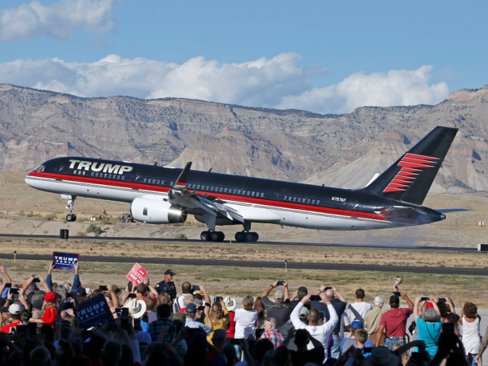 Trump reportedly bought a Boeing 727 in 2010 from Microsoft co-founder Paul Allen for $100 million.