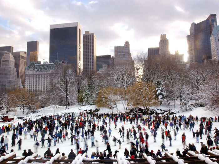 Sales from Central Park Carousel admission and ice skating rink operations combined add up to more than $13,000,000 in revenue.