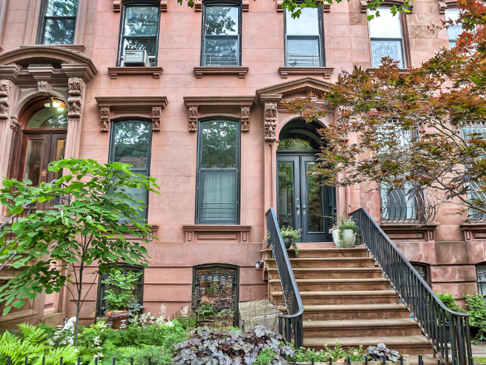 The four-story townhouse has 3,600 square feet of living space ...