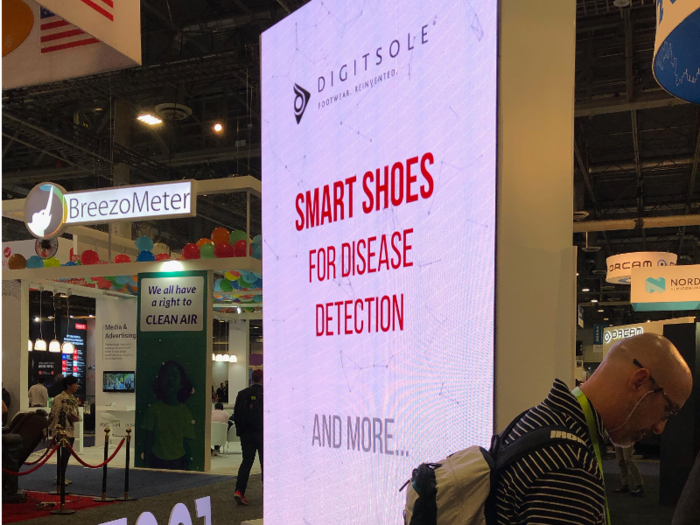 These smart shoes claim to detect diseases based on how you walk. So if you start walking differently one day, your shoes might say you have Parkinson