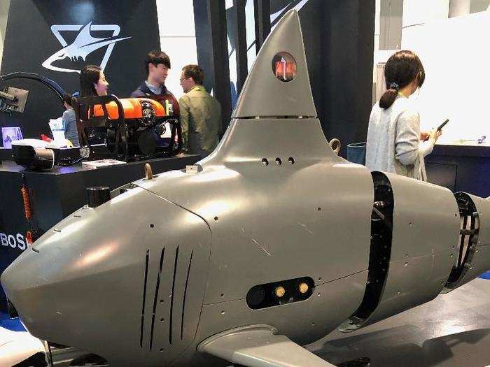 Ah yes, the shark robot.