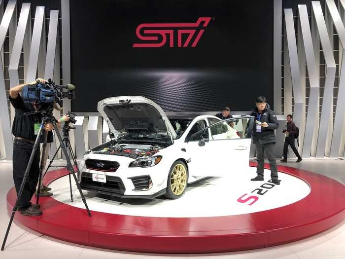 Subaru was at the show, however! The company revealed the S209 take on its long-running WRX STI sport four-door.