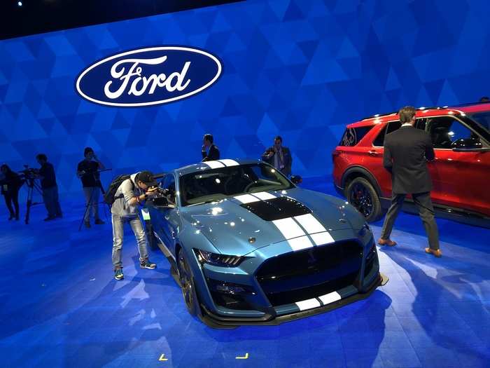 Ford made good on its promise to bring a 700-horsepower Mustang Shelby GT500 to Motown.