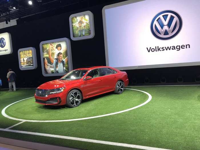 VW debuted a rare sedan — the new Passat.