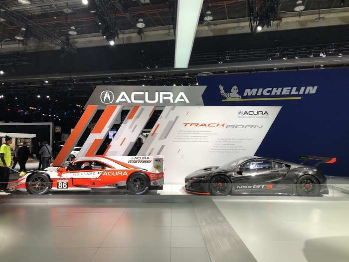 Acura brought not one but two racers.