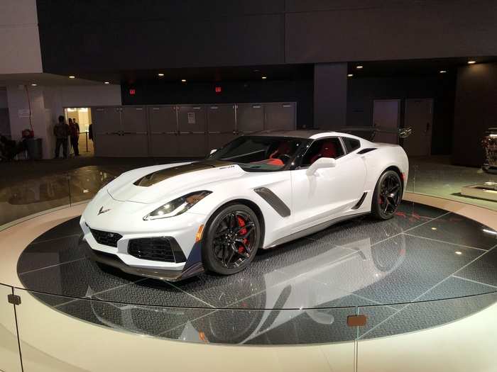 That said, Chevy did show off the 750-horsepower Corvette ZR1.