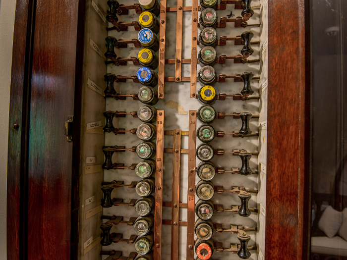 It even has its original fuse boxes which date back to more than 100 years ago.