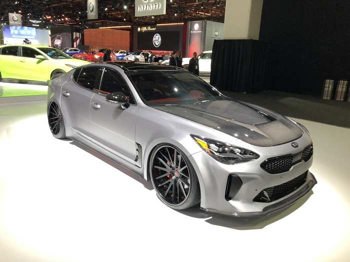 Kia brought a menacingly styled take on its Stinger, Business Insider