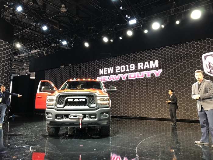 RAM revealed its new Heavy Duty pickup, hot on the heels of its revamped full-size pickup launch last year.