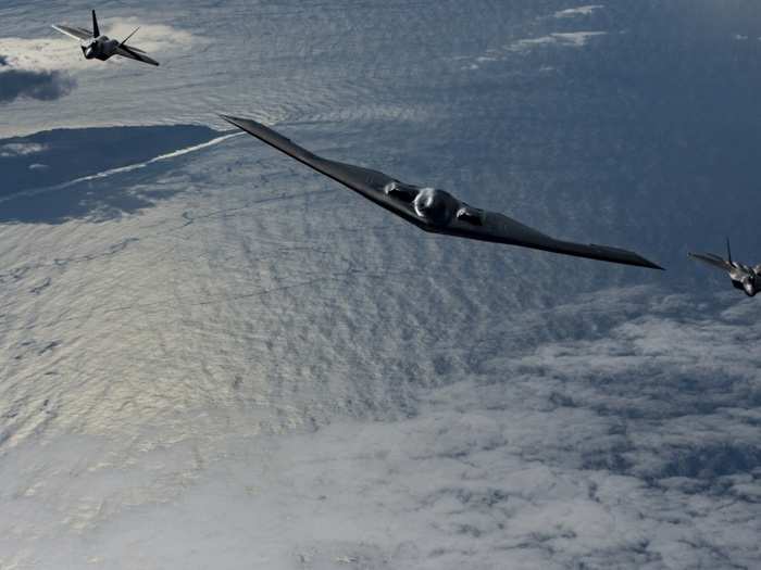 When the B-2s were first deployed to Hawaii last October, the US military stressed that the deployment highlighted the bomber