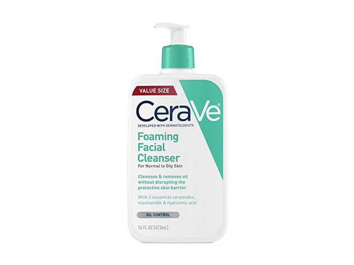 20. CeraVe Foaming Facial Cleanser for Normal to Oily Skin