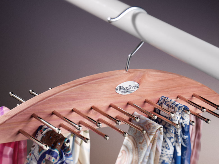 The best hanger for belts, ties, and scarves