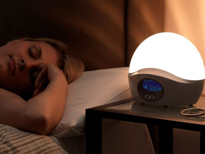 The best wake-up light alarm for those who like to sleep in the dark