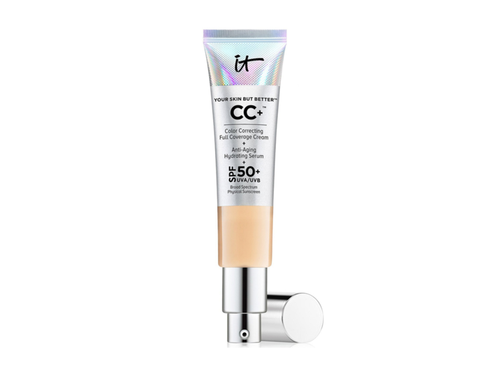 A correcting cream that adds SPF for a flawless finish