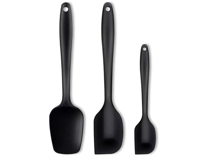 Gentle silicone spatulas