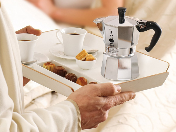 A durable stovetop espresso maker