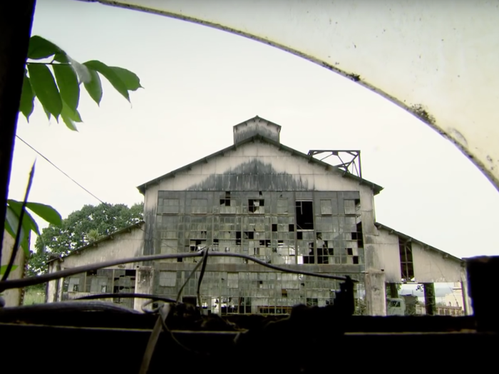 Now, 80 years later, a deteriorated factory building stands as a reminder of Fordlandia