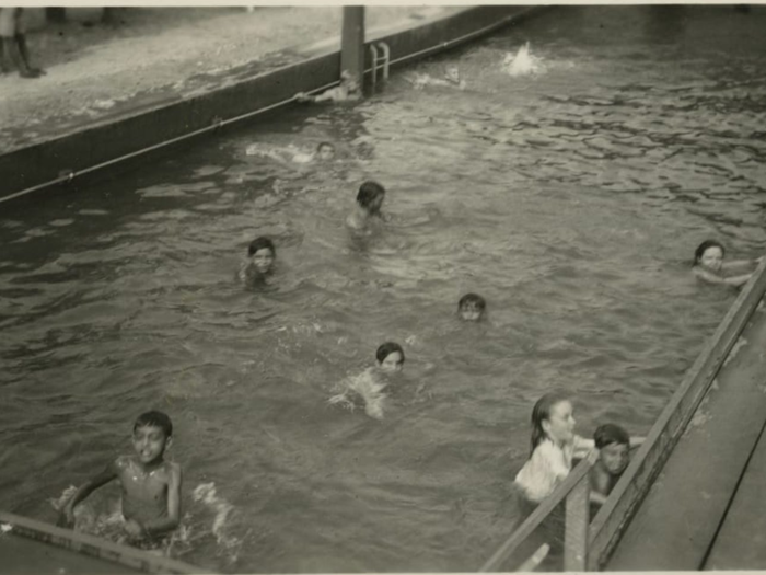 He also gave them access to amenities and resources while employed in the settlement, like a swimming pool ...