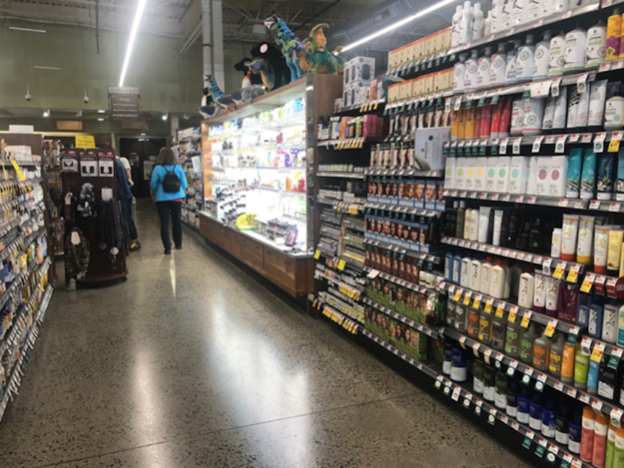 Another unique aspect of Whole Foods stores is their collection of environmentally friendly and health-conscious home and beauty products.