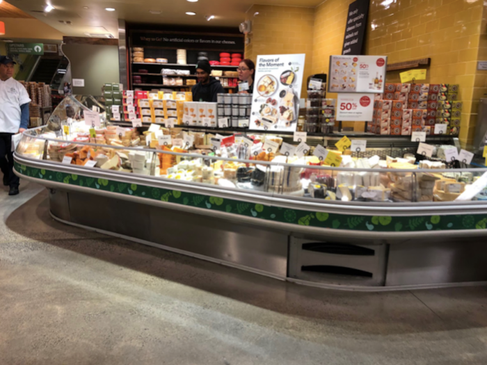 The cheese selection at the Midtown East location rivals that of a specialty store.