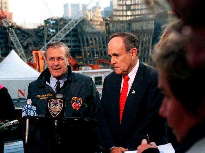 He was recognized as a brave leader for New Yorkers and the country after the 9/11 attacks, earning the nickname "America