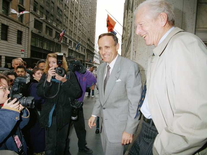 Giuliani was a popular politician and first elected New York City mayor in 1993.