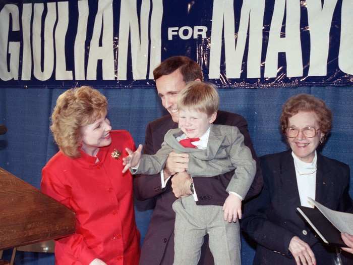 In April 1984, Giuliani married Donna Hanover on the Upper East Side of Manhattan. The couple later had two children: Andrew and Carolin.