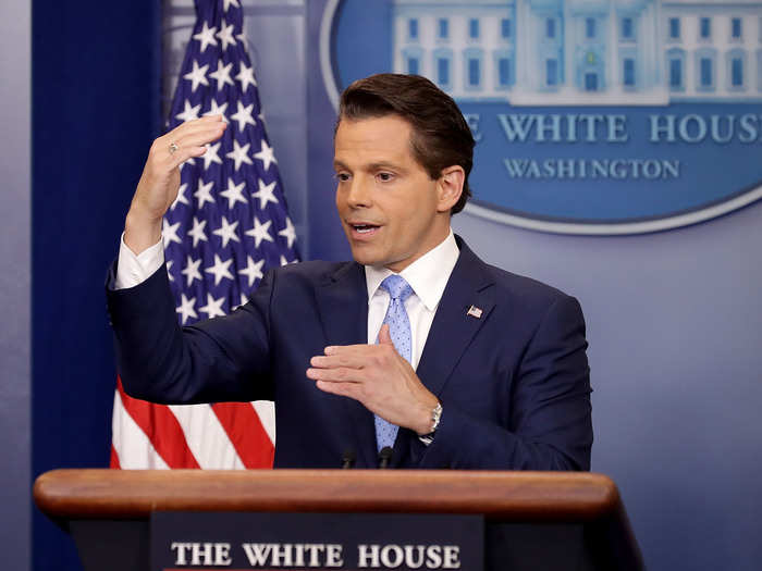 January 17-20, 2017: Anthony Scaramucci, then a member of the Trump transition team